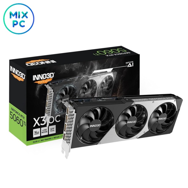 Видеокарта RTX 5060 Ti 16GB INNO3D ХЗ ОС N506T3-16D7X-191073L