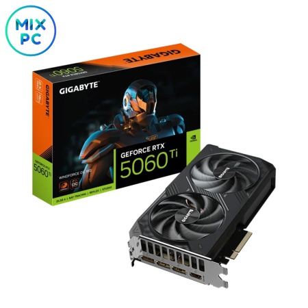 Видеокарта RTX5060Ti 16Gb Gigabyte WINDFORCE OC GV-N506TWF2OC-16GD