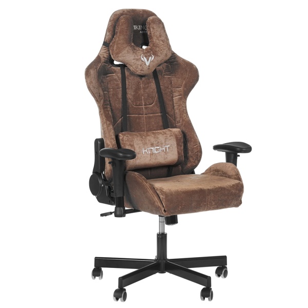 Кресло компьютерное Zombie VIKING KNIGHT LT10 FABRIC Brown