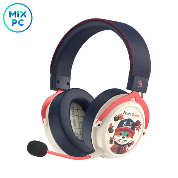 Игровые беспроводные наушники A4Tech Bloody MR595 Proxy Boom