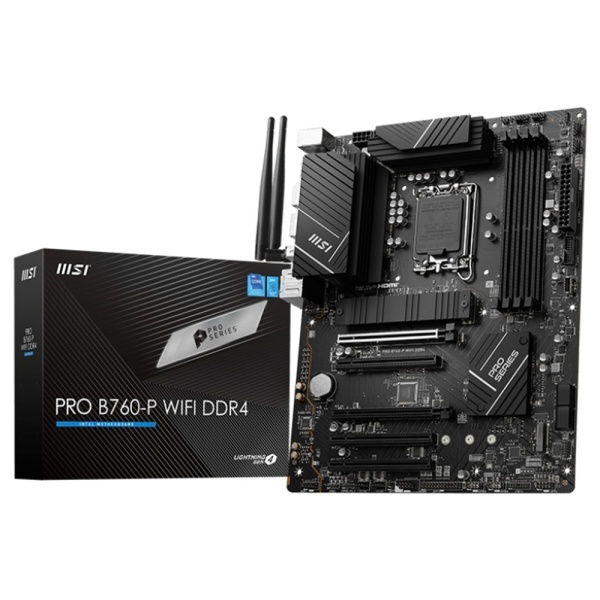 Материнская плата LGA1700 MSI PRO B760-P WIFI DDR4