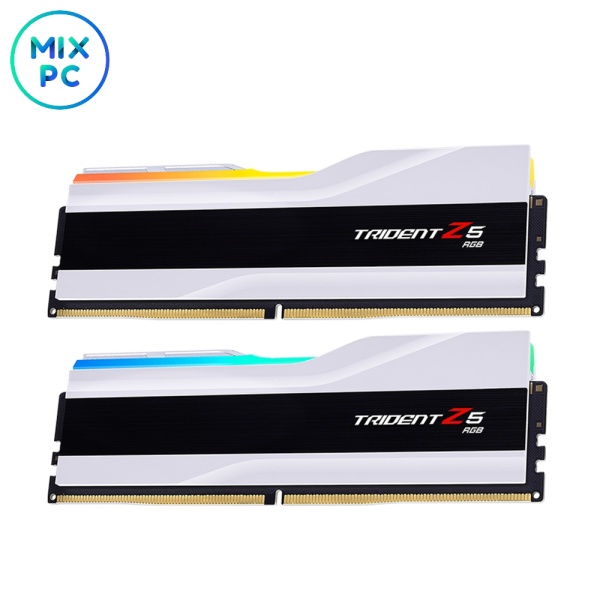 Оперативная память DDR5 64GB (2x32GB) 6000MHz CL36 G.SКILL TRIDENT Z5 RGB White