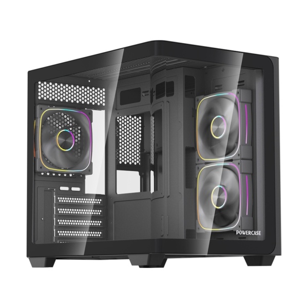 Корпус Powercase Vision Micro M5B Black