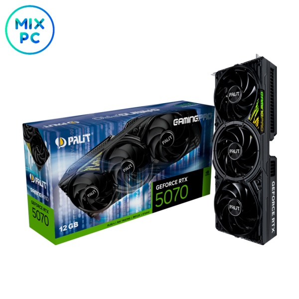 Видеокарта RTX 5070 12GB Palit GAMINGPRO NE75070019K9-GB2050A
