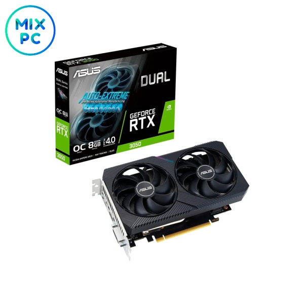 Видеокарта RTX 3050 8Gb ASUS DUAL DUAL-RTX3050-O8G-V2