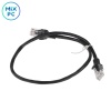 Патч-корд 0.5м Cablexpert PP12-0.5M/BK
