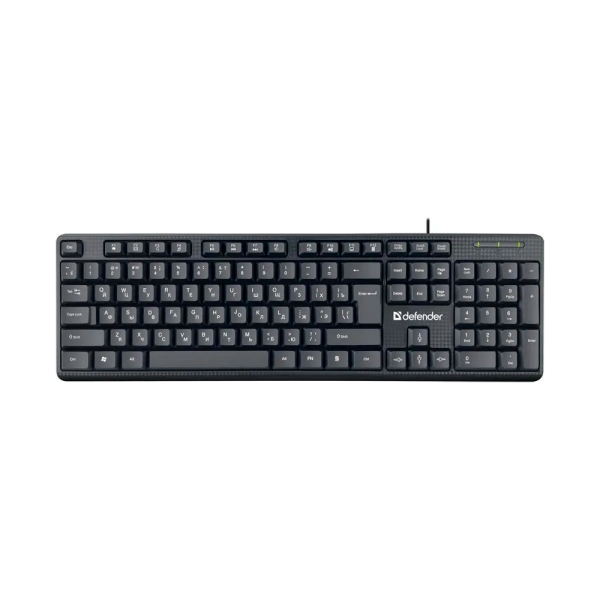 Клавиатура проводная Defender DAILY HB-162 Black