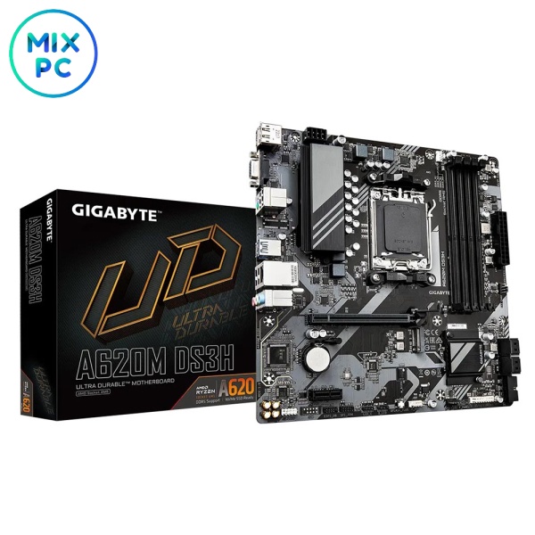 Материнская плата AM5 GIGABYTE A620M DS3H