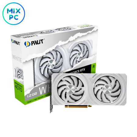 Видеокарта RTX4070 12GB Palit Dual White NED4070019K9-1047L