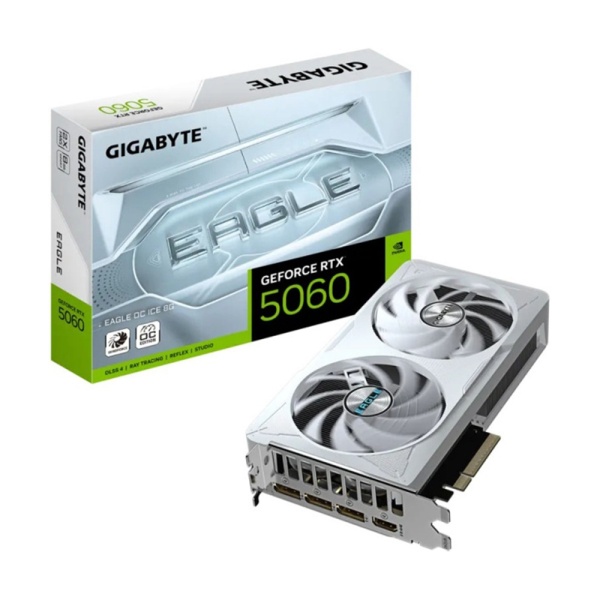 Видеокарта RTX 5060 8GB GIGABYTE EAGLE OC ICE