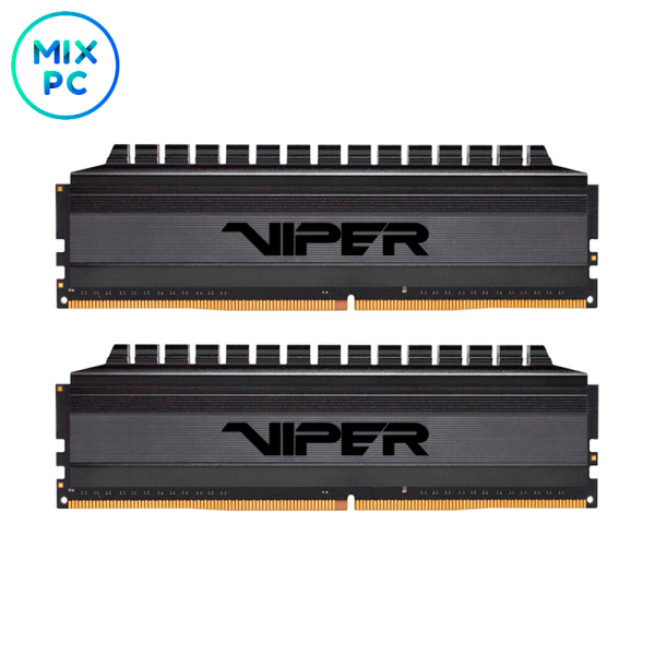 Оперативная память DDR4 16GB (2x8GB) 3200MHz Patriot Viper 4 Blackout PVB416G320C6K