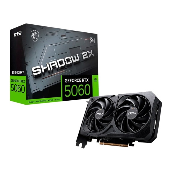 Видеокарта RTX 5060 8GB MSI SHADOW 2X OC