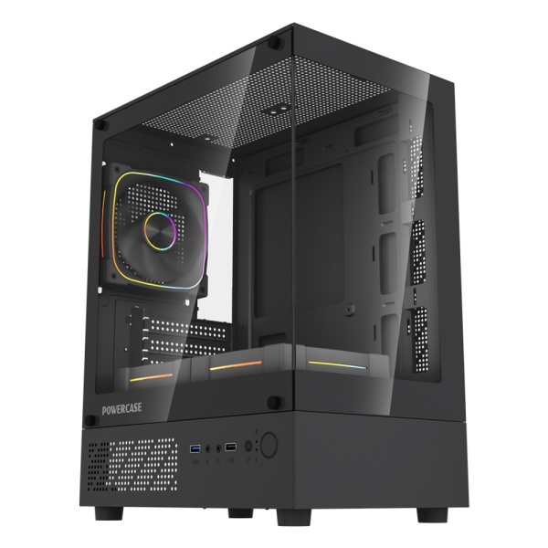 Корпус Powercase Vision Micro M1 ARGB Black
