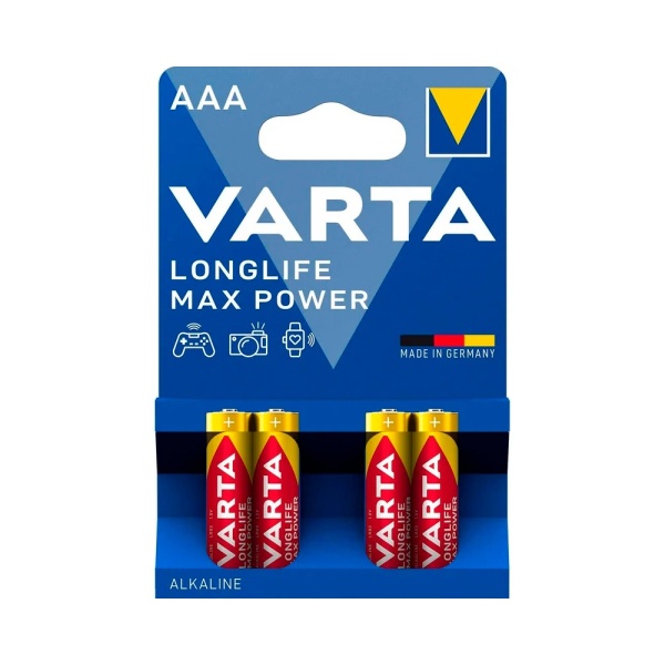 Батарейки AAA Varta Max Power 4шт.