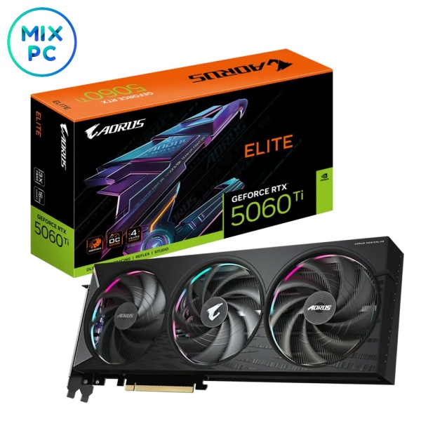 Видеокарта RTX 5060 Ti 16GB GIGABYTE AORUS ELITE GV-N506TAORUS E-16GD