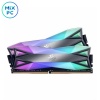 Оперативная память DDR4 16GB (2x8GB) 3200Mhz CL16 ADATA XPG SPECTRIX D60G RGB Gray