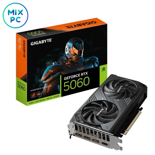 Видеокарта RTX 5060 8GB GIGABYTE WINDFORCE MAX OC GV-N5060WF2MAX OC-8GD