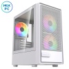 Корпус Powercase Mistral SM02 ARGB White