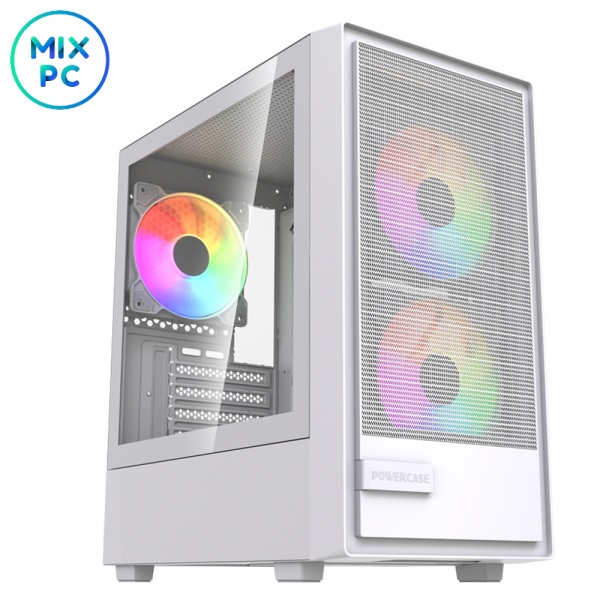Корпус Powercase Mistral SM02 ARGB White
