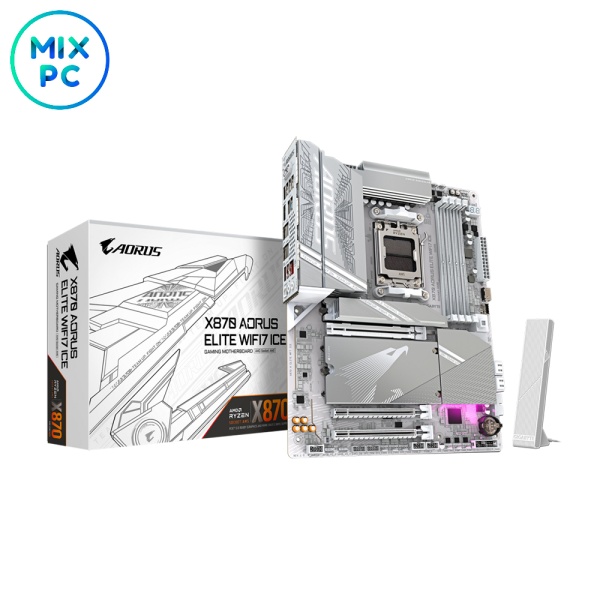 Материнская плата AM5 GIGABYTE X870 AORUS ELITE WIFI7 ICE