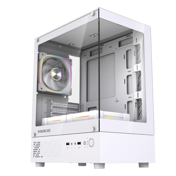 Корпус Powercase Vision Micro M1 ARGB White