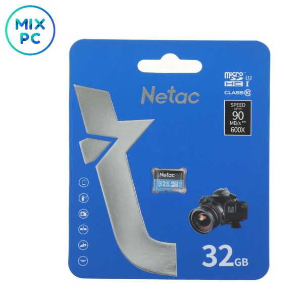 Карта памяти microSD 32GB Netac P500 Ultra