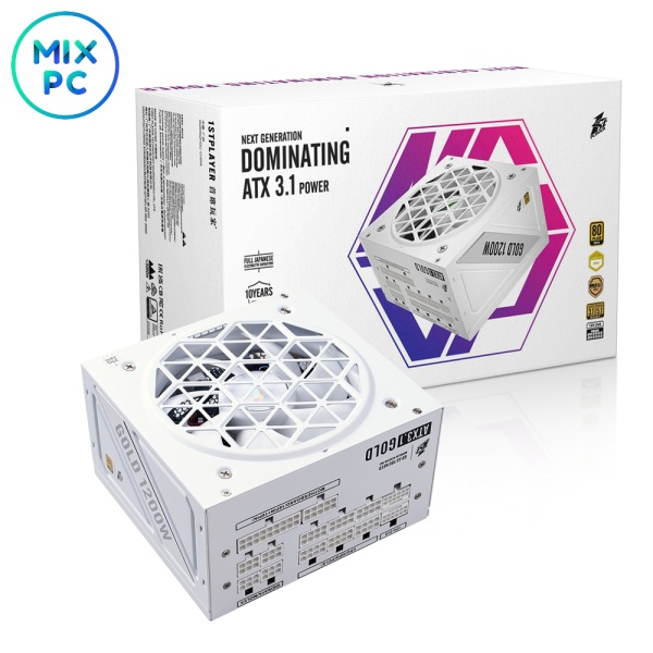 Блок питания 1200W 1STPlayer NGDP White 80+ Gold
