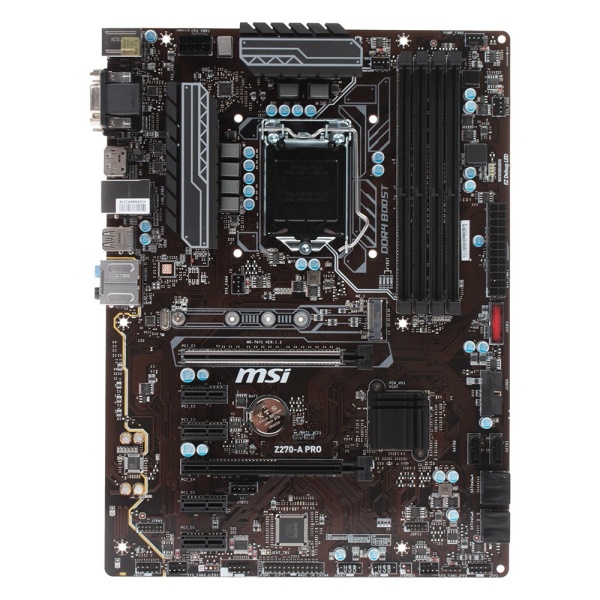 Материнская плата LGA1151 MSI Z270-A PRO Б/у