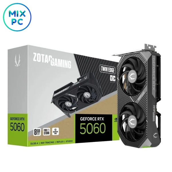 Видеокарта RTX 5060 8GB Zotac TWIN EDGE OC ZT-B50600H-10M