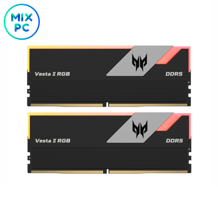 Оперативная память DDR5 64GB (2x32GB) 6400MHz Acer Predator Vesta II RGB Black
