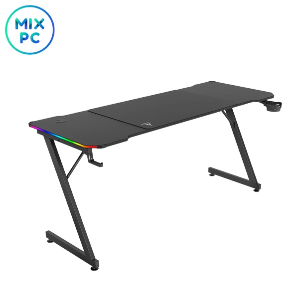 Стол компьютерный ZONE 51 TRINE 160 RGB Black Z51-T6R-BK