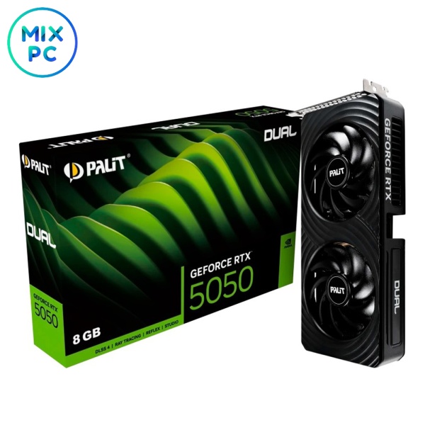 Видеокарта RTX 5050 8GB Palit Dual NE65050019P1-GB2070D