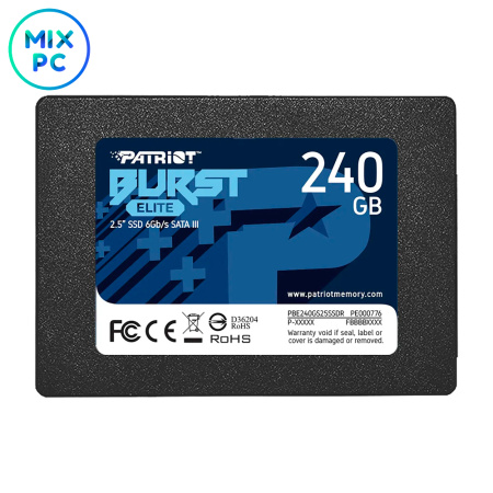 Накопитель SSD 2.5" 240GB Patriot Burst Elite PBE240GS25SSDR