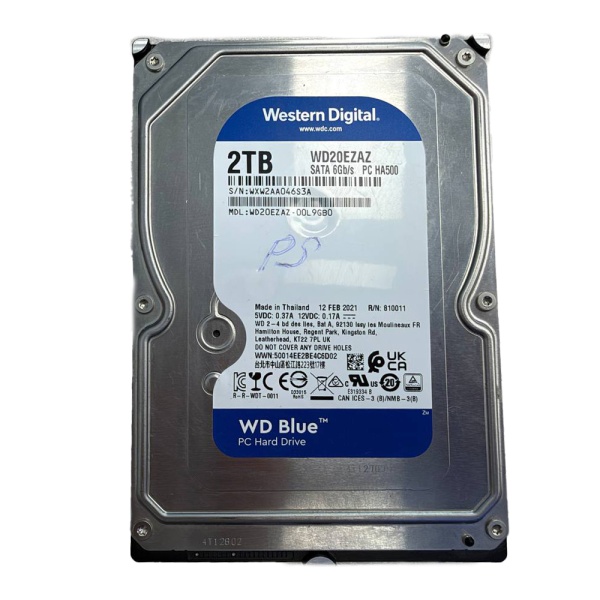 Накопитель HDD 3.5" 2TB WD Blue WD20EZAZ Б/у