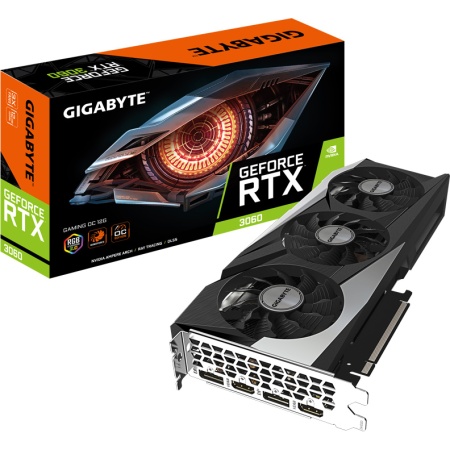 Видеокарта PCI-E GeForce RTX3060 Gigabyte GV-N3060GAMING OC-12GD rev 1.0