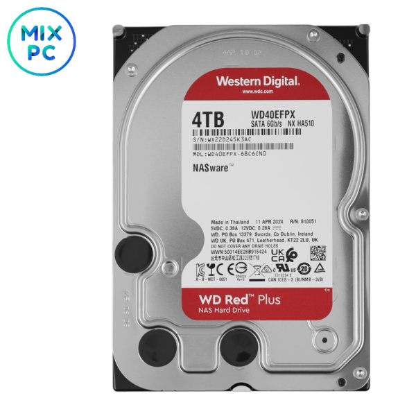 Накопитель HDD 3.5" 4TB WD Red Plus WD40EFRX