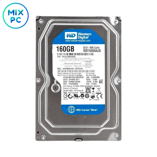 Накопитель HDD 3.5" 160GB WD Blue WD1600AAJS Б.У.