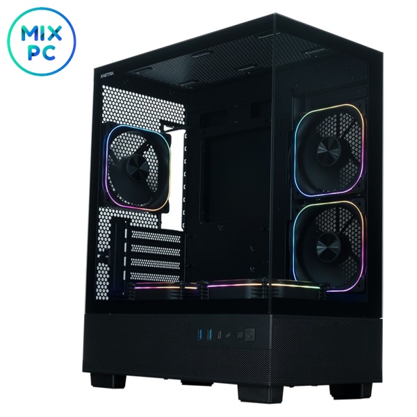 Корпус XASTRA Q400M 5ARGB-FG-C6-UC Black