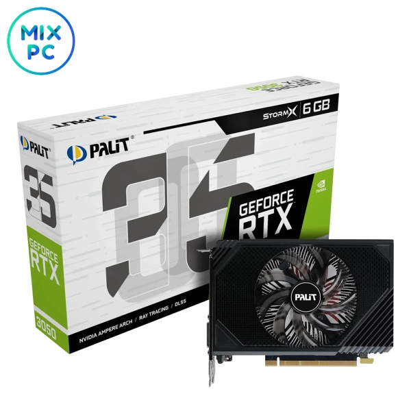 Видеокарта RTX 3050 6GB Palit StormX NE63050018JE-1070F