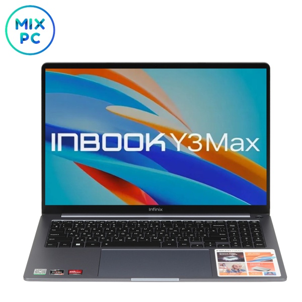 Ноутбук 16" INFINIX Inbook Y3 MAX YL61A5 AMD Ryzen R7-5825U 16GB/512GB SSD Grey