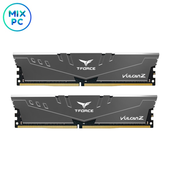 Оперативная память DDR4 16GB (2x8GB) 3200MHz CL16 TeamGroup T-Force Vulcan Z Gray TLZGD416G3200HC16CDC01