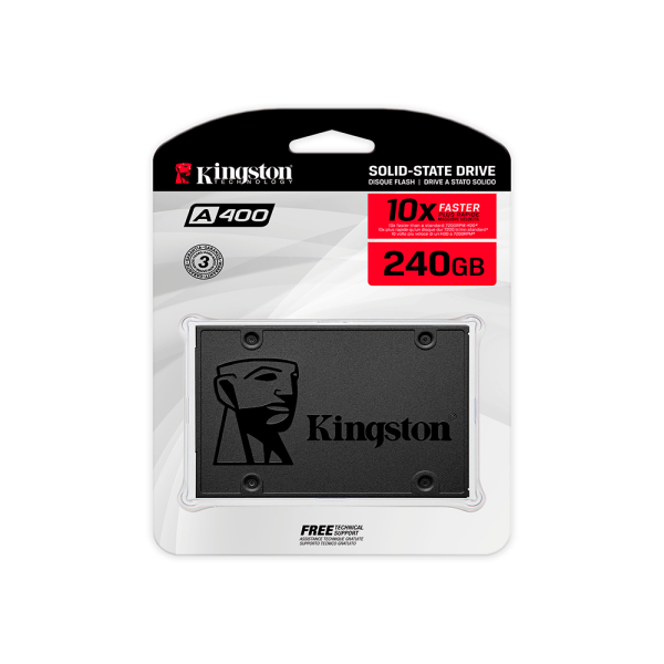 Накопитель SSD 2.5" 240Gb Kingston A400 SA400S37/240G