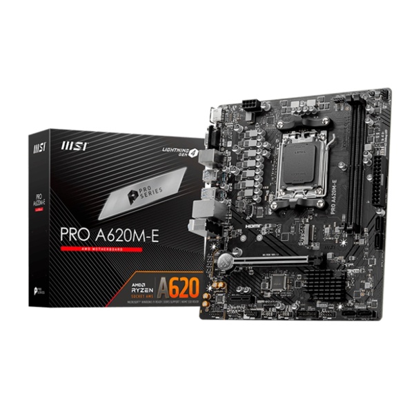 Материнская плата AM5 MSI PRO A620M-E