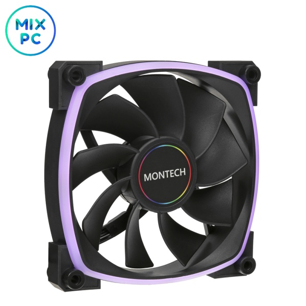 Вентилятор Montech RX120 ARGB Black Reverse 120x120x25мм