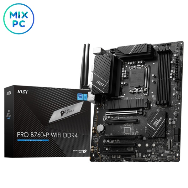 Материнская плата LGA1700 MSI PRO B760-P WIFI DDR4