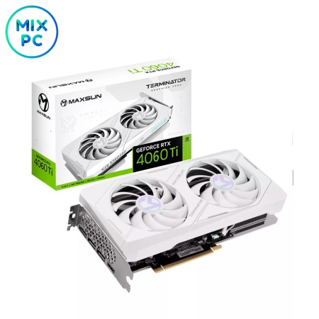 Видеокарта RTX4060Ti 8Gb MAXSUN TERMINATOR W