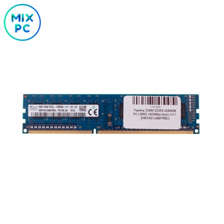 Модуль памяти DDR3 4GB 1600MHz Hynix HMT451U6BFR8C-PB Б.У.
