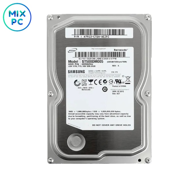 Накопитель HDD 3.5" 500GB Seagate Samsung ST500DM005 Б/у