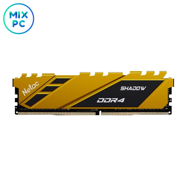 Модуль памяти DDR4 8GB 3200MHz Netac Shadow Yellow NTSDD4P32SP-08Y