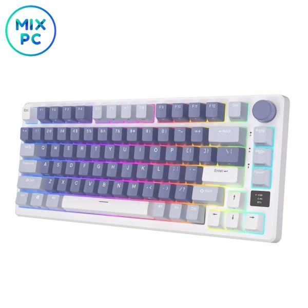 Клавиатура Royal Kludge RK-M75 Ocean Blue K silver switch